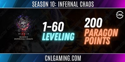 Season 10 : Infernal Chaos | Leveling 1-60 + 200 Paragon Point