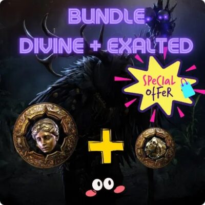 Bundle Pack – 1 Mirror of Kalandra + 100 Divine Orbs – Rise of the Abyssal Standard