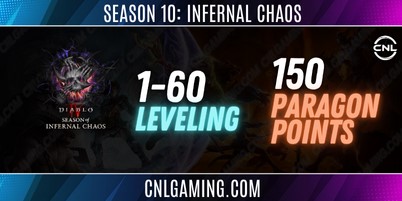 Season 10 : Infernal Chaos | Leveling 1-60 + 150 Paragon Poin